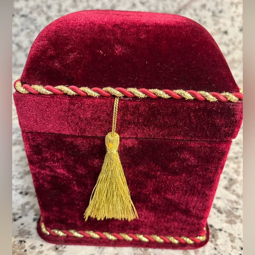 Velvet Jewelry keepsake box